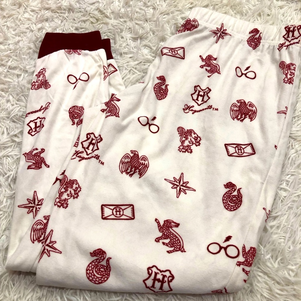 Harry Potter Velour Sleep Lounge Pants Womens Size L